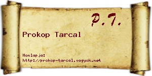 Prokop Tarcal névjegykártya